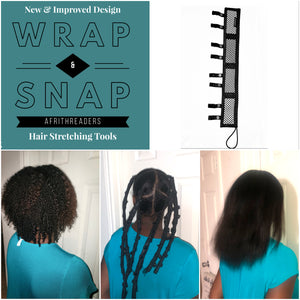 New Design "Wrap & Snap" AfriThreaders (16inch/6count)